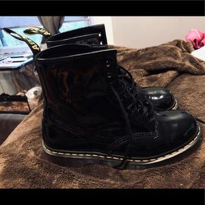 Dr. Marten’s Patent leather Air Way boots